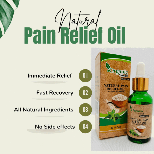 Natural Pain Relief Oil